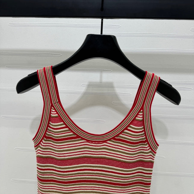 Fendi 25 Striped Top Silk