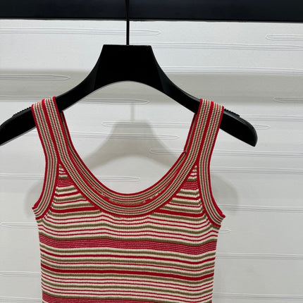 Fendi 25 Striped Top Silk