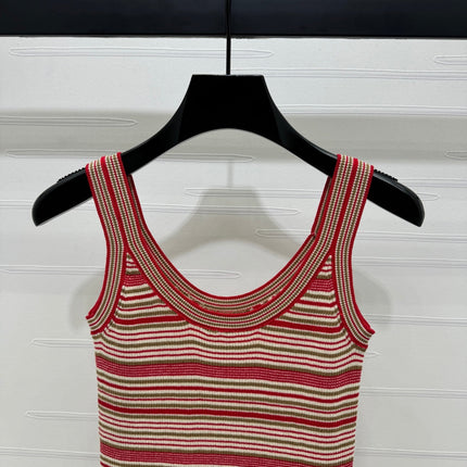 Fendi 25 Striped Top Silk