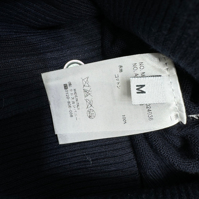 THOM SHORT-SLEEVE KNIT SWEATER WITH EMBROIDERED DOG MOTIF 274850