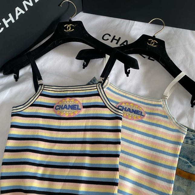 CHANEL KNIT CAMISOLE TOP 256898