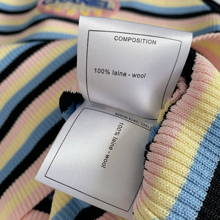 CHANEL KNITTED HALTER TOP