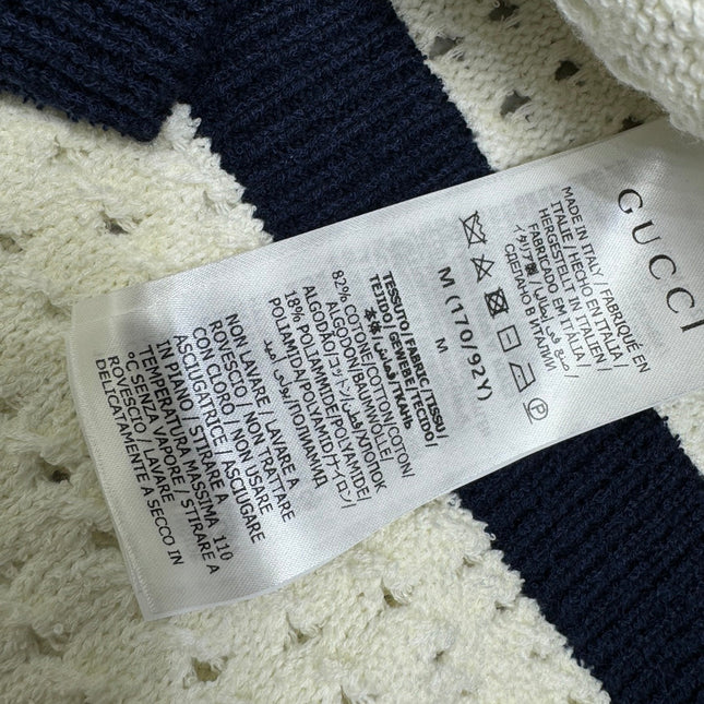 GUCCI SHORT-SLEEVE KNIT CARDIGAN 273215