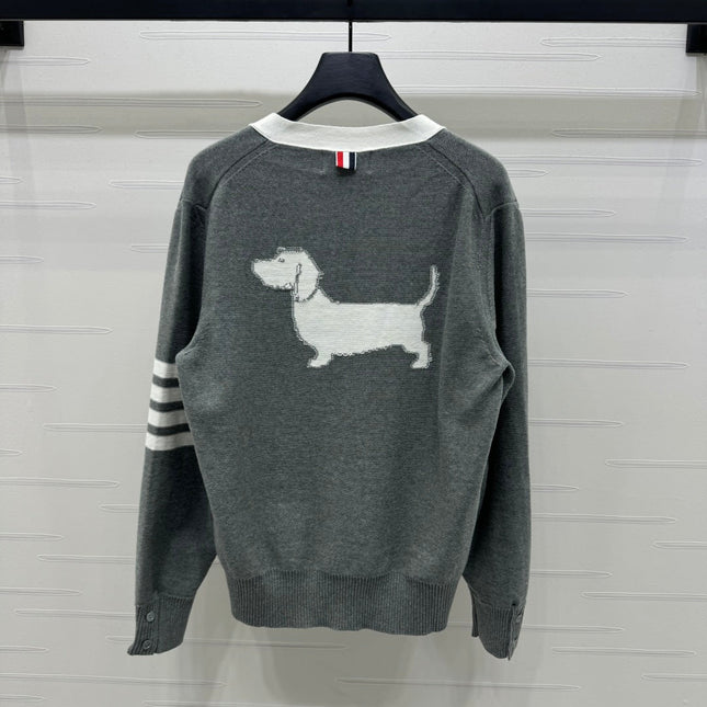 THOM 25S V-NECK KNIT CARDIGAN 264210