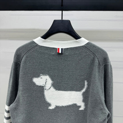 THOM 25S V-NECK KNIT CARDIGAN 264210