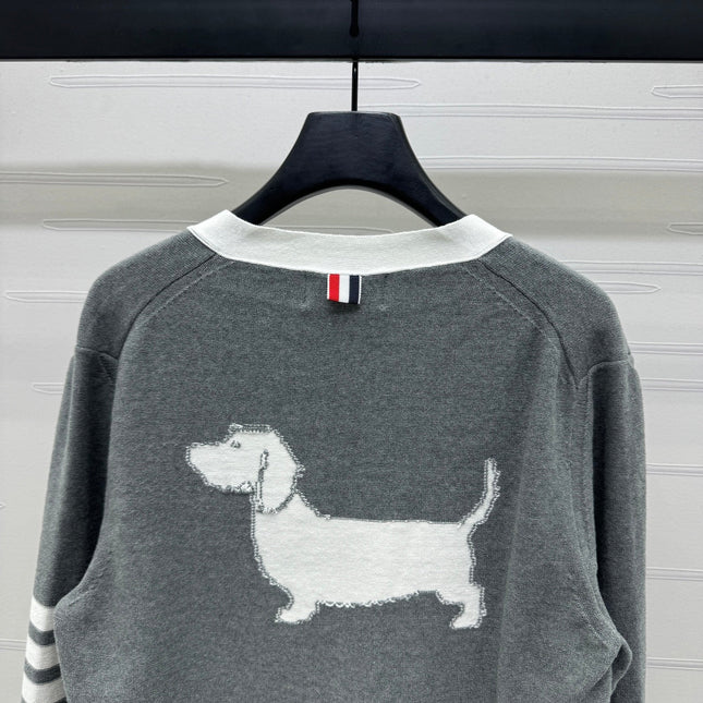 THOM 25S V-NECK KNIT CARDIGAN 264210