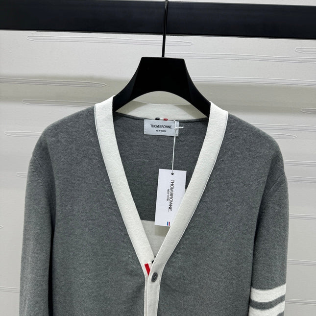 THOM 25S V-NECK KNIT CARDIGAN 264210