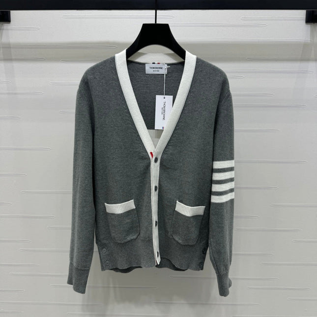 THOM 25S V-NECK KNIT CARDIGAN 264210