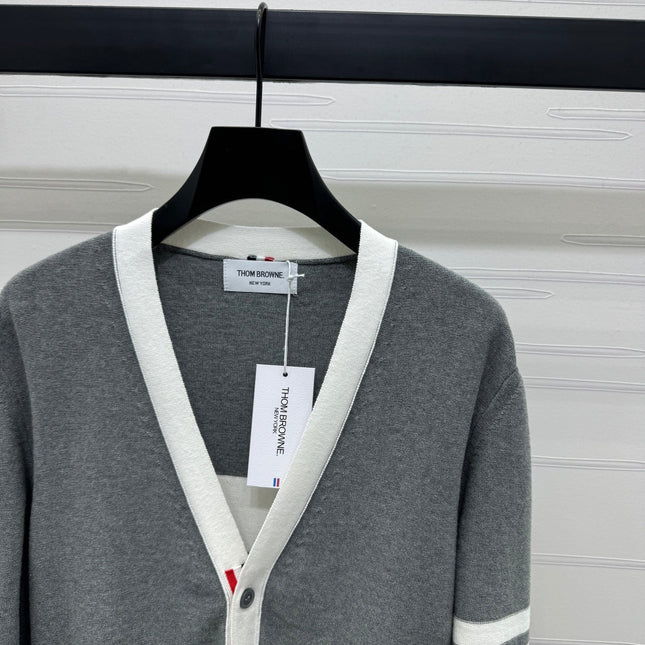 THOM 25S V-NECK KNIT CARDIGAN 264210