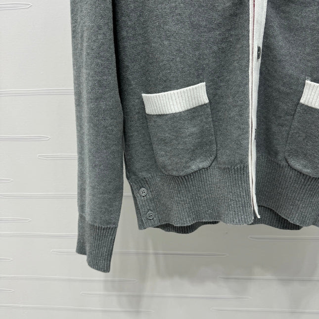 THOM 25S V-NECK KNIT CARDIGAN 264210