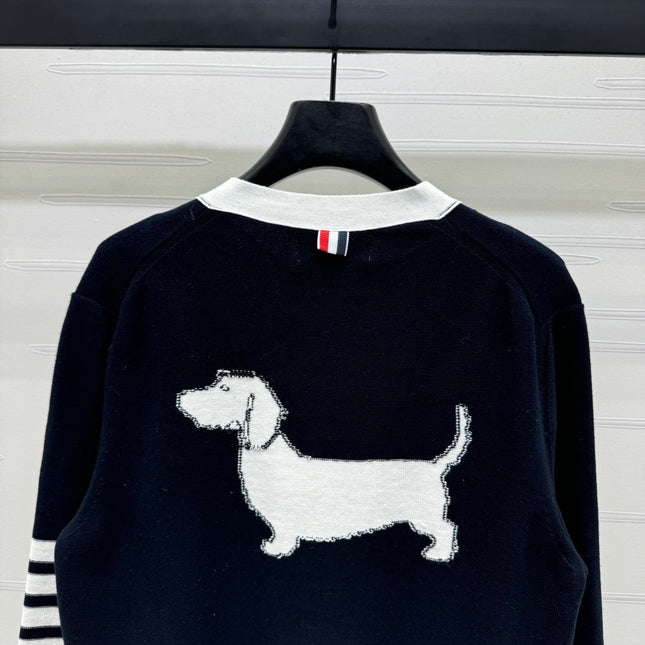 THOM 25S V-NECK KNIT CARDIGAN 264212