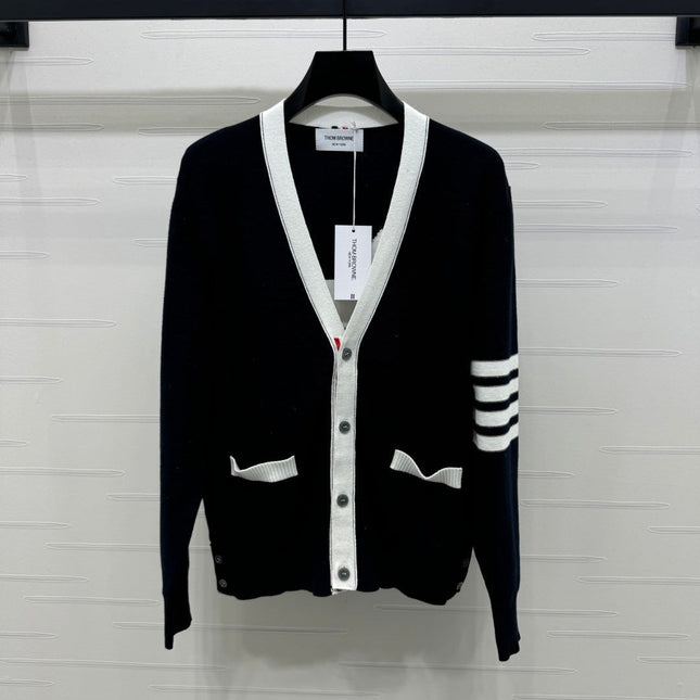 THOM 25S V-NECK KNIT CARDIGAN 264212