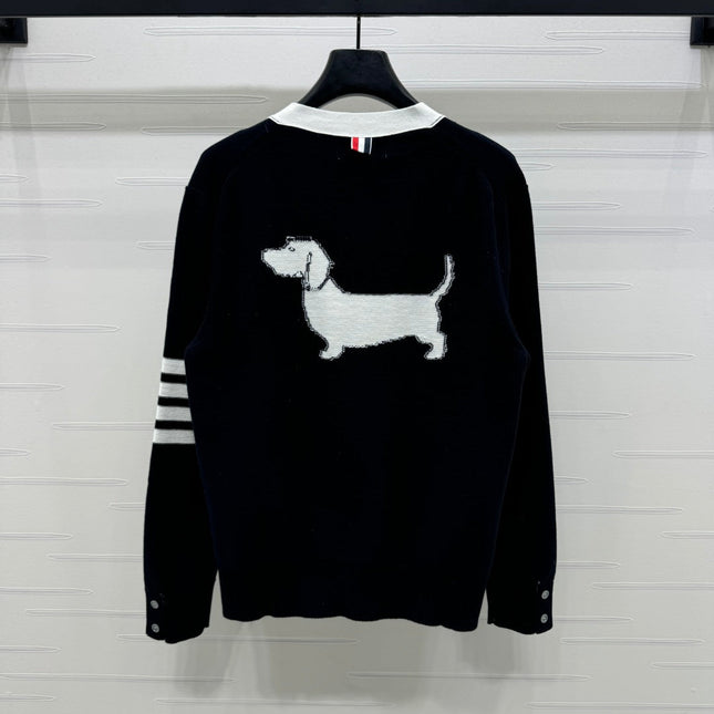 THOM 25S V-NECK KNIT CARDIGAN 264212