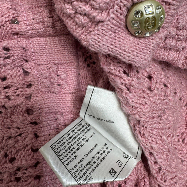 CHANEL 25S CROCHET SLEEVELESS VEST 264180