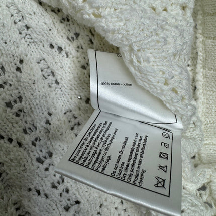 CHANEL 25S CROCHET SLEEVELESS VEST 264178