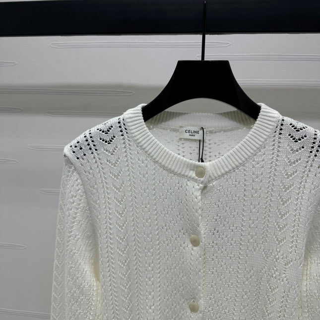 CELINE 25S LONG SLEEVE CARDIGAN 264103