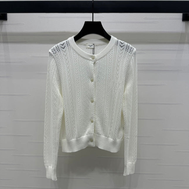 CELINE 25S LONG SLEEVE CARDIGAN 264103