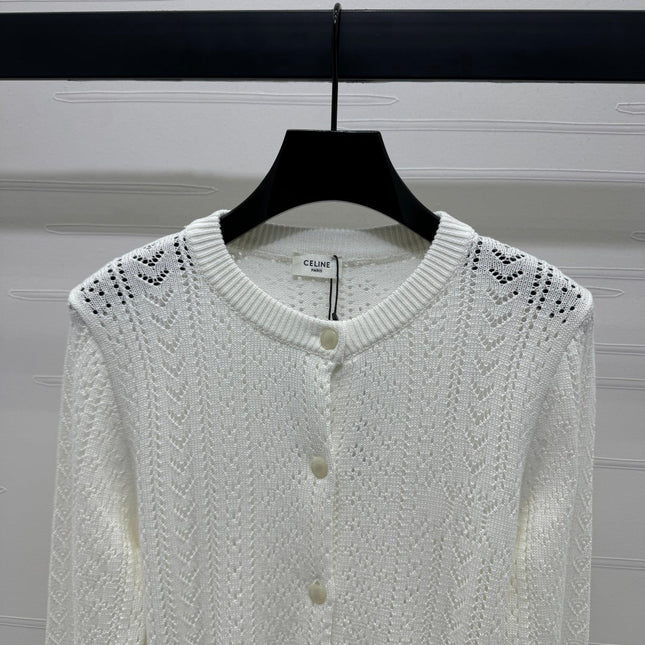 CELINE 25S LONG SLEEVE CARDIGAN 264103