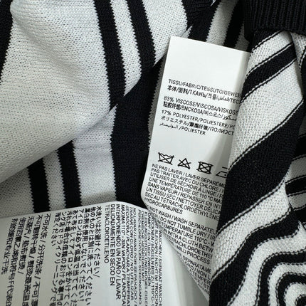 YSL 25S WHITE COLLAR SHORT SLEEVE T-SHIRT 264093