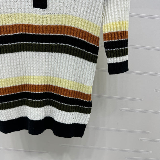 GUCCI 25S SHORT SLEEVE STRIPED POLO SHIRT 264080