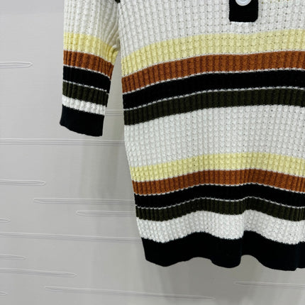 GUCCI 25S SHORT SLEEVE STRIPED POLO SHIRT 264080