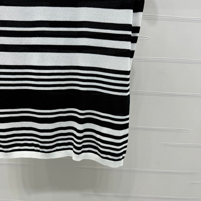 YSL 25S WHITE COLLARED TANK TOP 264089