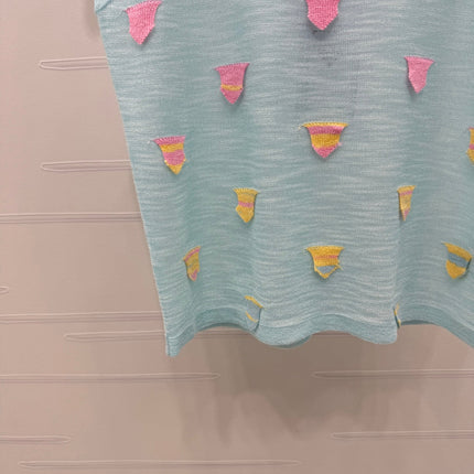 CHANEL 25S PATCHWORK TANK TOP 264144