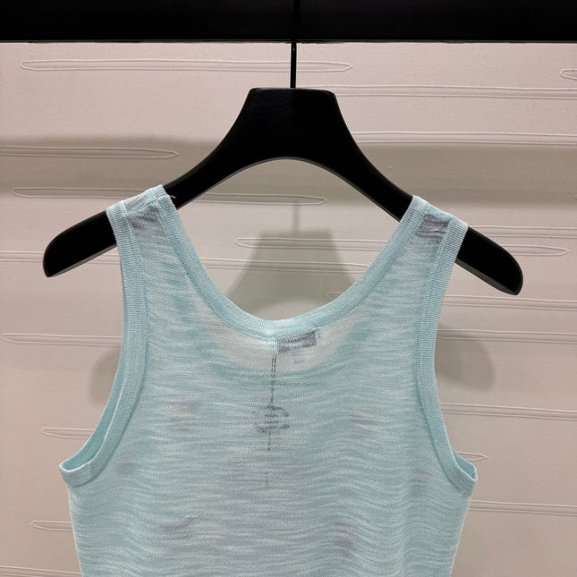 CHANEL 25S PATCHWORK TANK TOP 264144