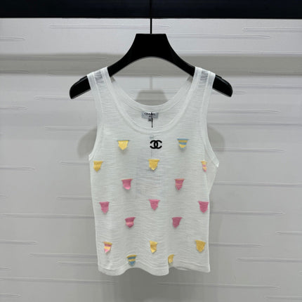 CHANEL 25S PATCHWORK TANK TOP 264142