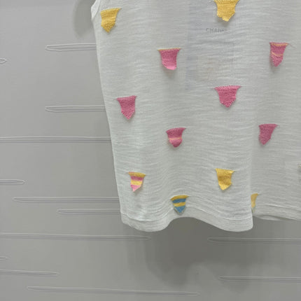 CHANEL 25S PATCHWORK TANK TOP 264142