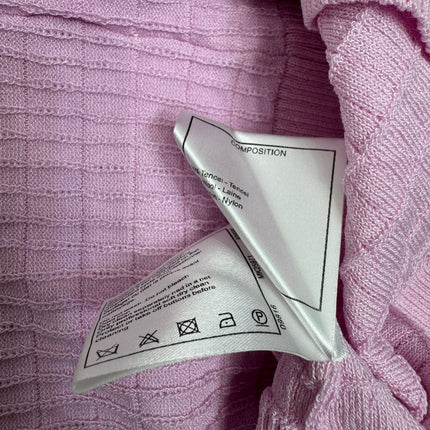 CHANEL 25S DOUBLE C LOGO KNIT SHORT SLEEVE 264073