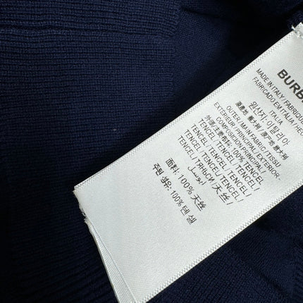 BURBERRY SHORT-SLEEVE KNITTED POLO SHIRT 274845