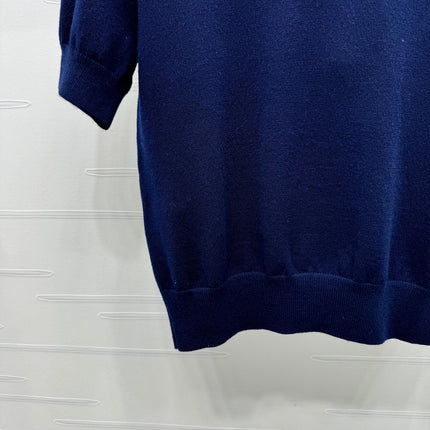 BURBERRY SHORT-SLEEVE KNITTED POLO SHIRT 274845