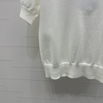 BURBERRY SHORT-SLEEVE KNITTED POLO SHIRT 274844