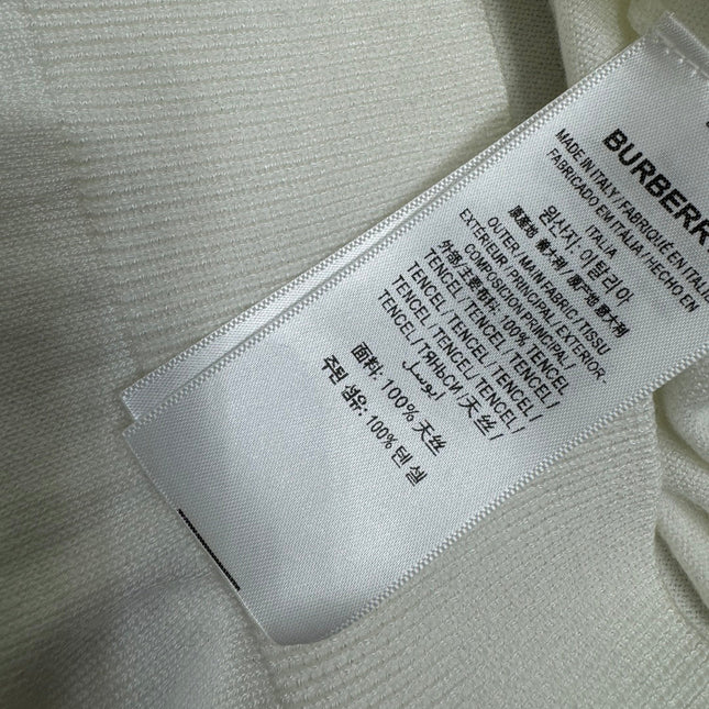 BURBERRY SHORT-SLEEVE KNITTED POLO SHIRT 274844