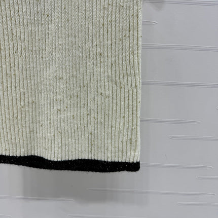 CHANEL ROUND-NECK SEQUIN KNIT VEST 274864