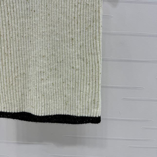 CHANEL ROUND-NECK SEQUIN KNIT VEST 274864