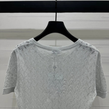 CHANEL SHORT-SLEEVE SEQUINNED KNIT CARDIGAN 269409
