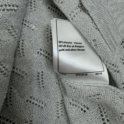 CHANEL SHORT-SLEEVE SEQUINNED KNIT CARDIGAN 269409