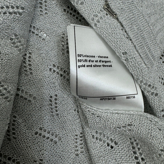 CHANEL SHORT-SLEEVE SEQUINNED KNIT CARDIGAN 269409