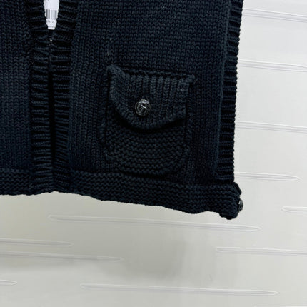 CHANEL CROPPED KNIT SWEATER 269386