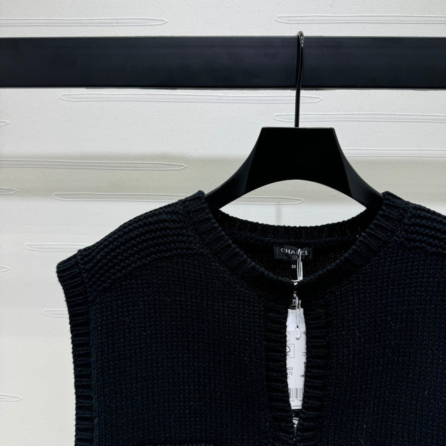 CHANEL CROPPED KNIT SWEATER 269386