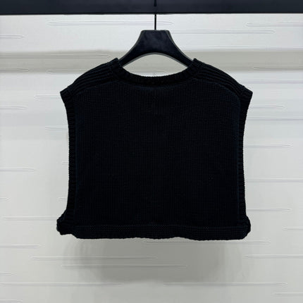 CHANEL CROPPED KNIT SWEATER 269386