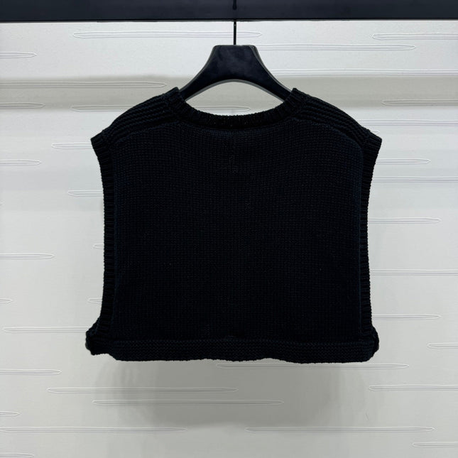 CHANEL CROPPED KNIT SWEATER 269386