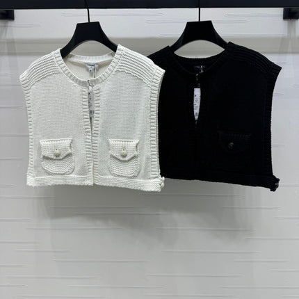 CHANEL CROPPED KNIT SWEATER 269388