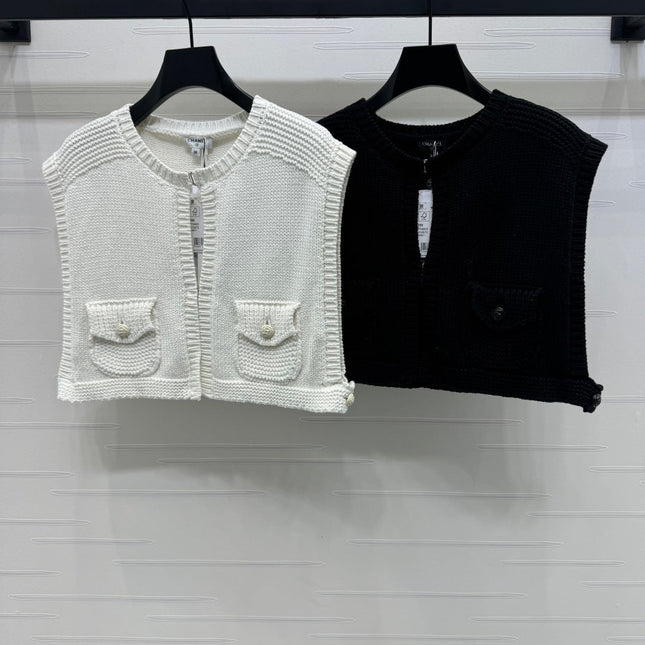 CHANEL CROPPED KNIT SWEATER 269388