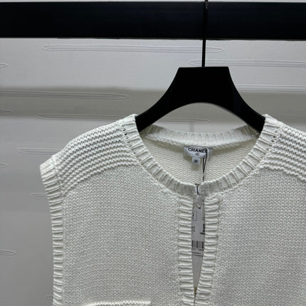 CHANEL CROPPED KNIT SWEATER 269388