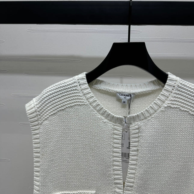 CHANEL CROPPED KNIT SWEATER 269388