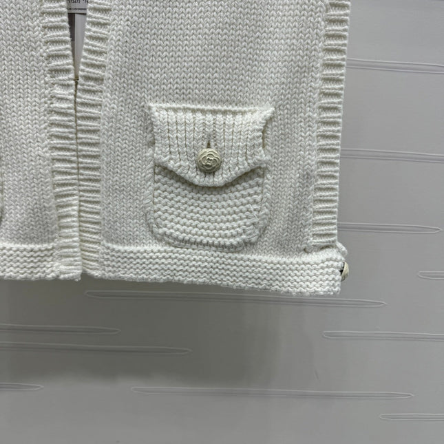 CHANEL CROPPED KNIT SWEATER 269388