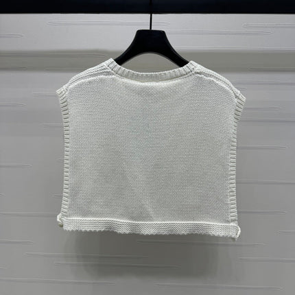 CHANEL CROPPED KNIT SWEATER 269388